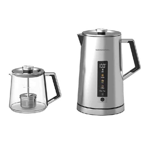چای ساز گوسونیک مدل GST-781 ظرفیت ۲ لیتر با کتری استیل